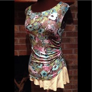 WESTON WEAR - ANTHROPOLGIE Floral Boho Top
